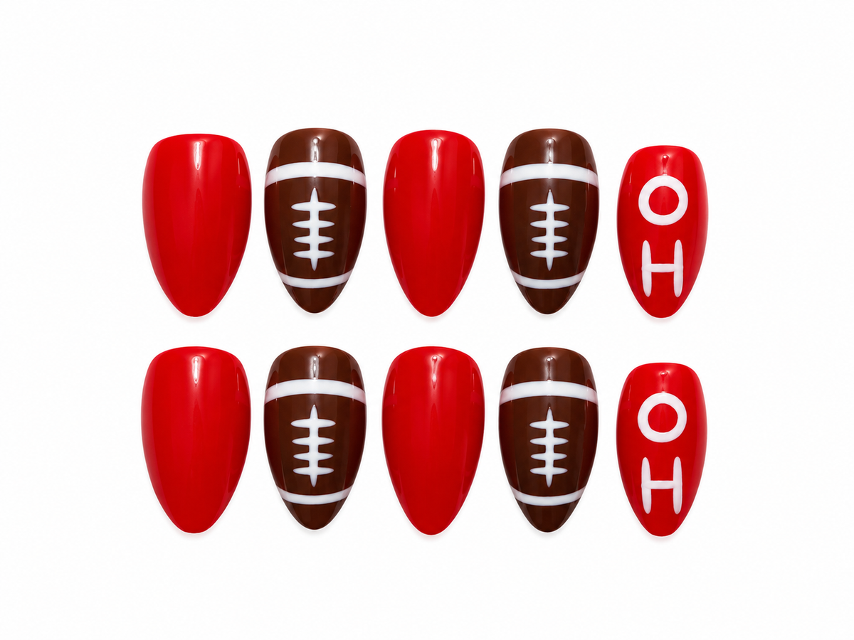 O-H-I-O Sate nails